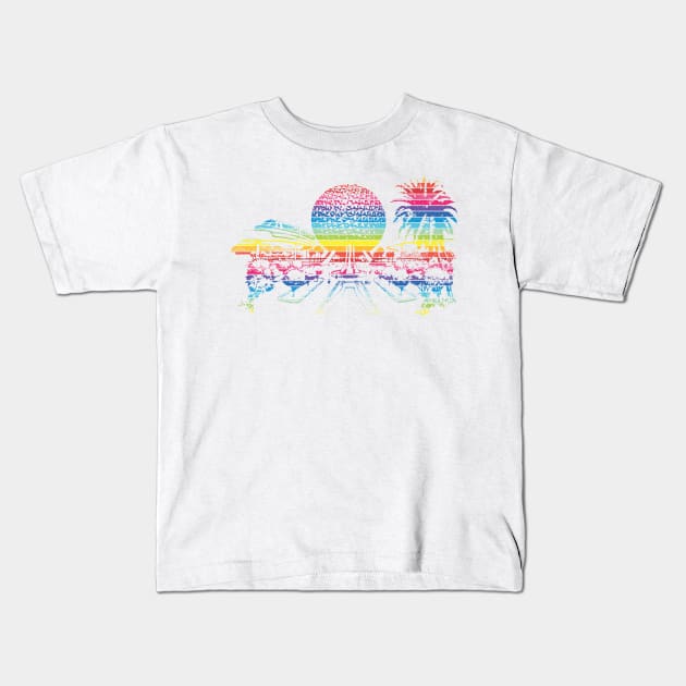 Great Big Colorful Tomorrow Kids T-Shirt by Heyday Threads